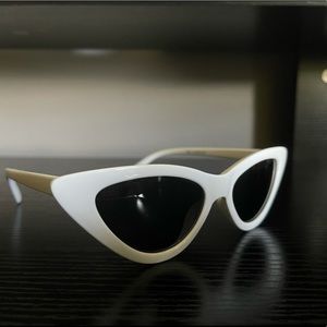 White Winged Sunglasses